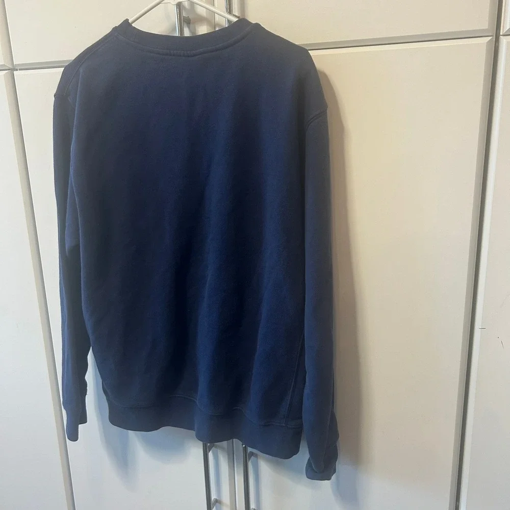 Nike Sportswear Club Fleece Crewneck Sweatshirt Navy Blue Large BV2662-410